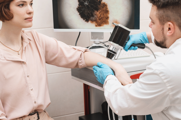 badanie wideodermatoskopem